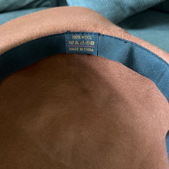 Brown Wool Hat - Picture 3 of 4